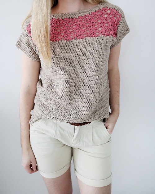 DIY Women T-Shirts Crochet Patterns Ideas