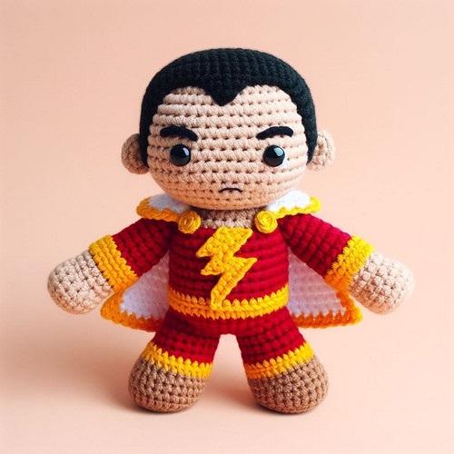 Crochet Shazam Amigurumi Idea