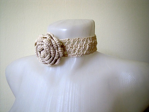 Stylish Lace Choker Crochet Pattern