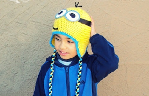 Crochet Minion Hat 11