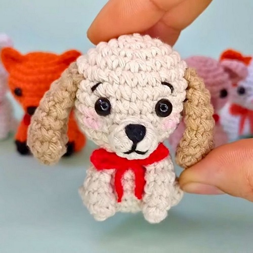 Mini Crochet Dog
