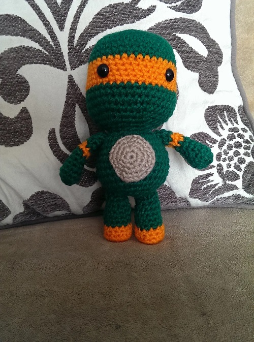 mini ninja turtle crochet pattern