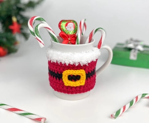Santa Baby Mug Cozy Crochet Pattern