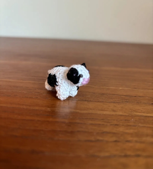 Miniature Cow Crochet Free Pattern