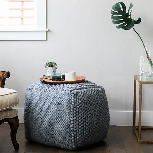 Crochet Ottoman Free Patterns 2