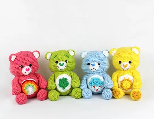 Group of Teddies Free Crochet Patterns