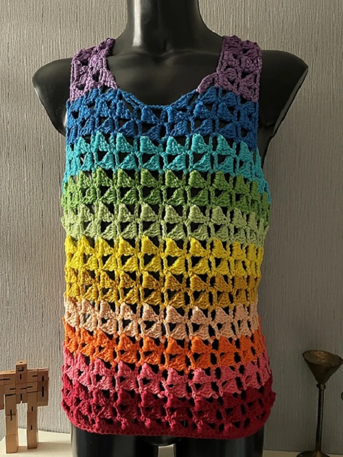 Easy and Cute Crochet Tank Top Pattern