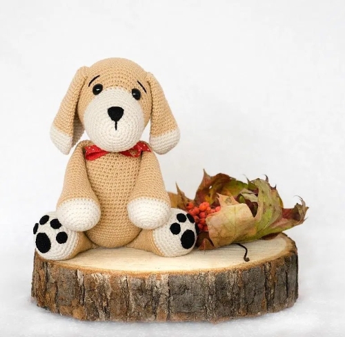 Crochet Stuffed Dog Free Patterns 4