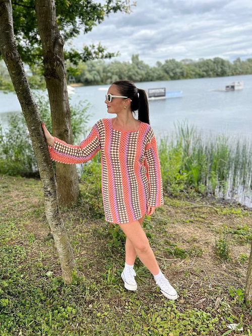 Taylor Swift-Inspired Retro Mini Dress