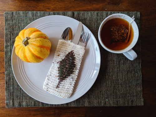 Autumn Leaf Cutlery Pouch