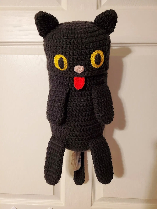 Pooping Cat Grocery Bag Dispenser