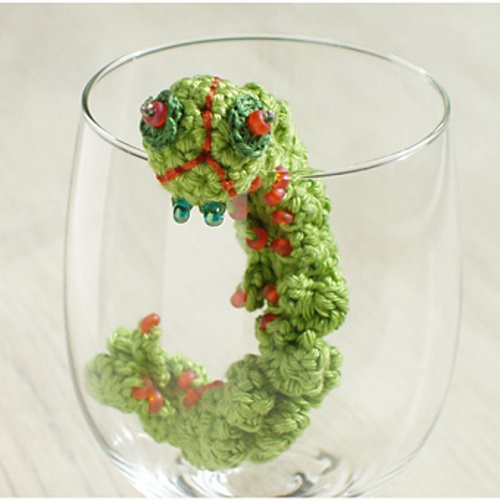 Realistic Crochet Caterpillar