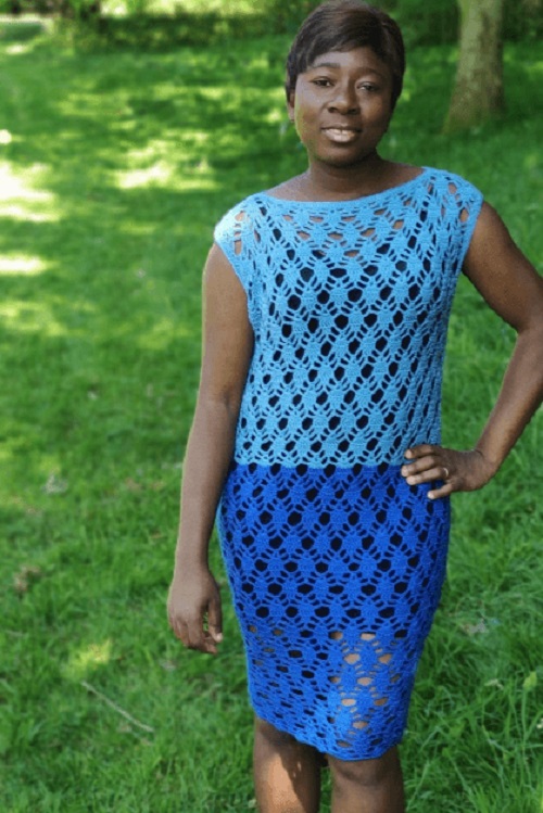 Crochet Lace Dress Pattern