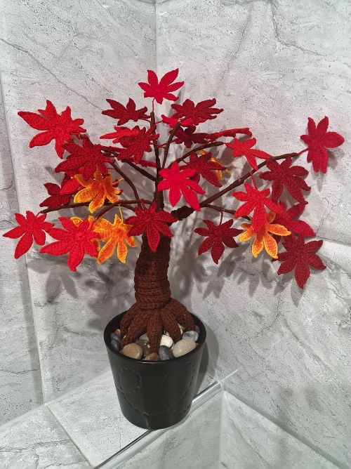 Crochet Maple Tree Bonsai