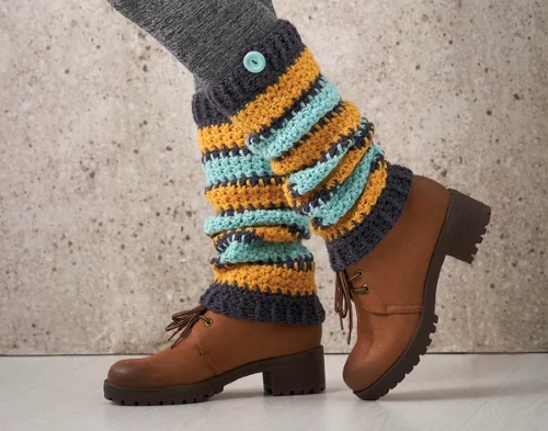Stylish Leg Warmers Free Crochet Pattern