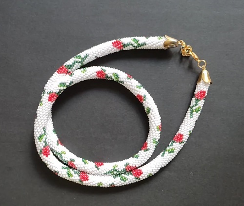 Free Crochet Beaded Necklace Patterns 3