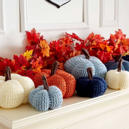 Harvest Crochet Pumpkins Free Pattern