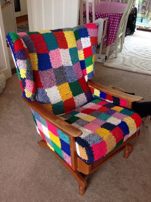 New Crochet Chair Cover 5