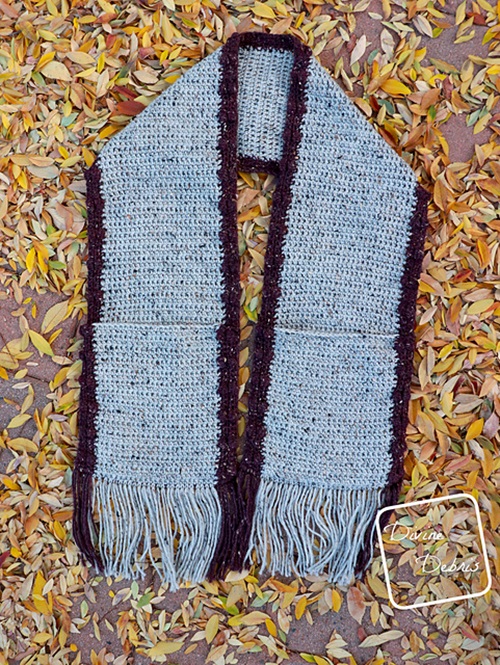 The Free Bobbi Pocket Scarf Crochet Pattern