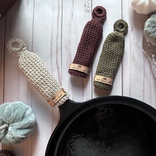 Free Stocking Stuffer Pan Crochet Handle Holders