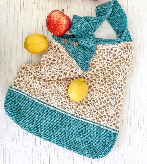 Beautiful Crochet Market Bag 4