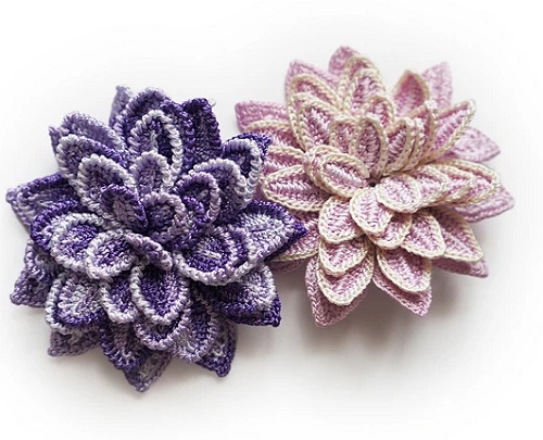 Crochet Brooch Free Patterns 1