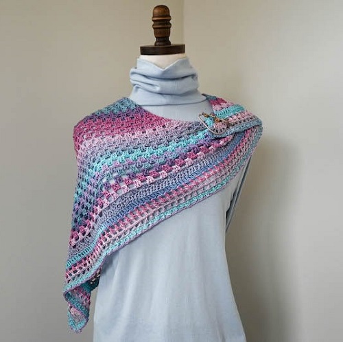 Stunning Crescent Shawl Crochet Patterns