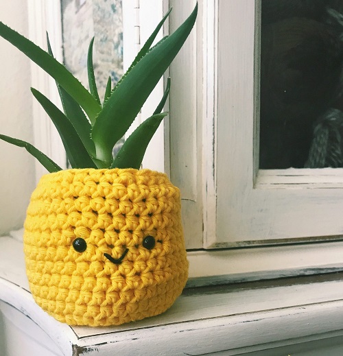 Plant Pot Cover Free Crochet Patterns 3