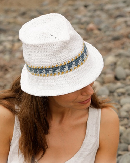 Crochet Fedora Hat Free Patterns1