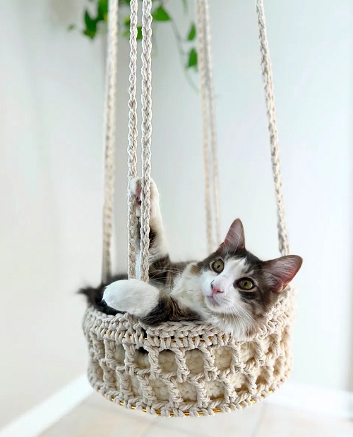Boho Bliss Hanging Cat Bed