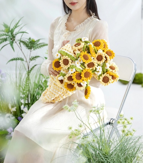 Colorful Bouquet Blanket