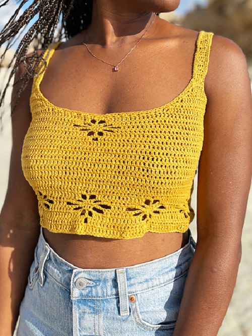 Stylish Summer Top Free Crochet Patterns3