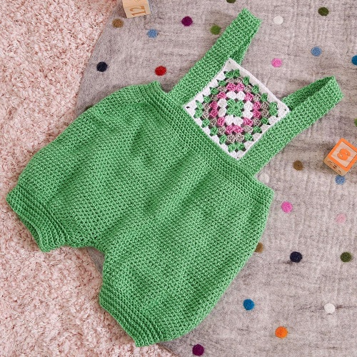 Free Bernat Crochet Baby Romper Pattern