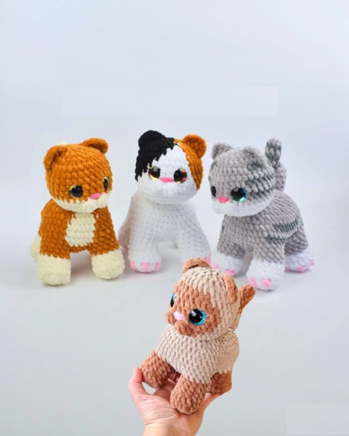 Crochet Low Sew Cat ƒ‚‚“ Free Amigurumi Pattern