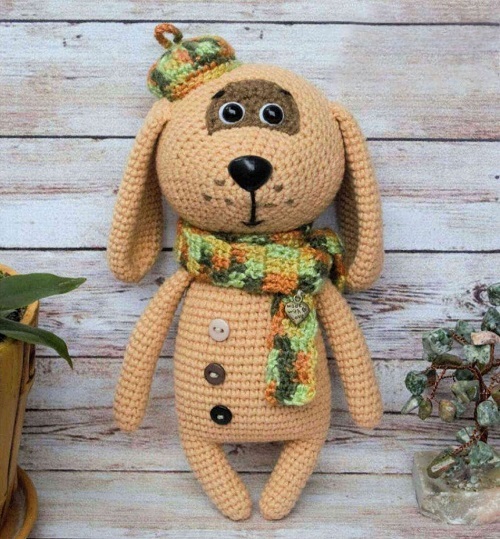 Free Amigurumi Dog Crochet Patterns 3