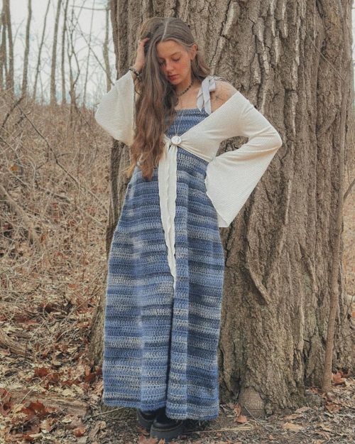 Crochet Maxi Dress Free Patterns 4