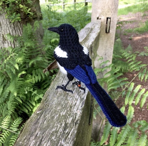 Crochet Magpie