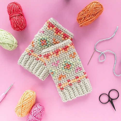 DIY Wrist Warmer Crochet Patterns Ideas