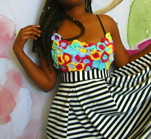 beautiful Crochet Floral Bralette Free Patterns