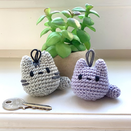 Cat Keychain Free Crochet Patterns
