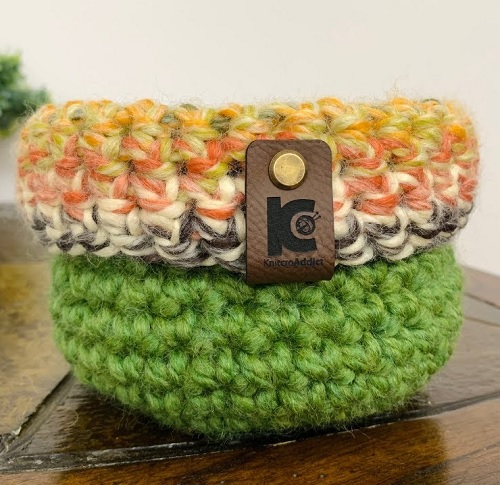 leftover yarn basket