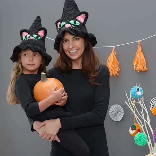 Crochet Witchy Cat Hat Pattern
