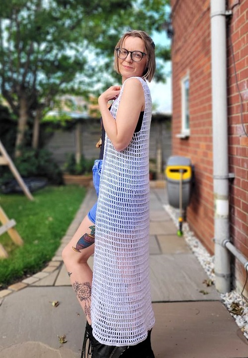Mystical Mesh Vest Crochet Pattern