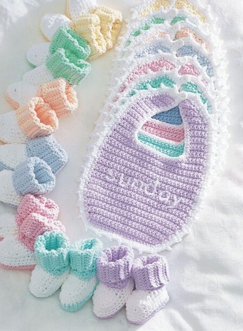 Crochet Baby Bibs Free Patterns 2