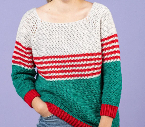 Crochet christmas sweater free patterns