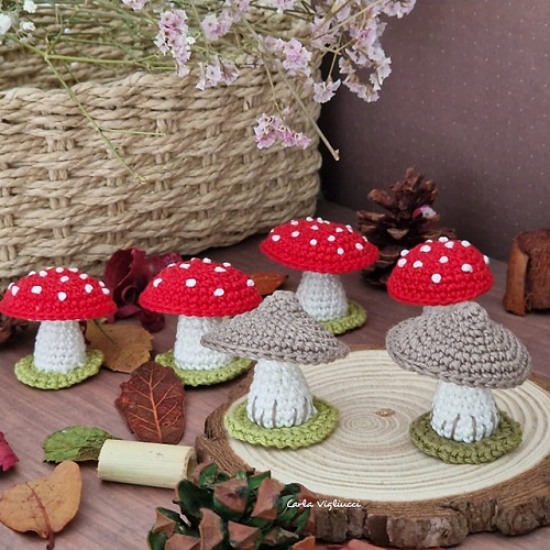 Best Crochet Mushrooms Free Patterns 4