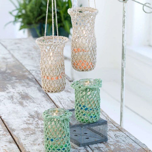 Candle Holder Free Crochet Patterns 2