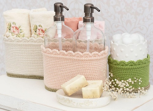 Sweet Simplicity Easy Crochet Organizer Baskets