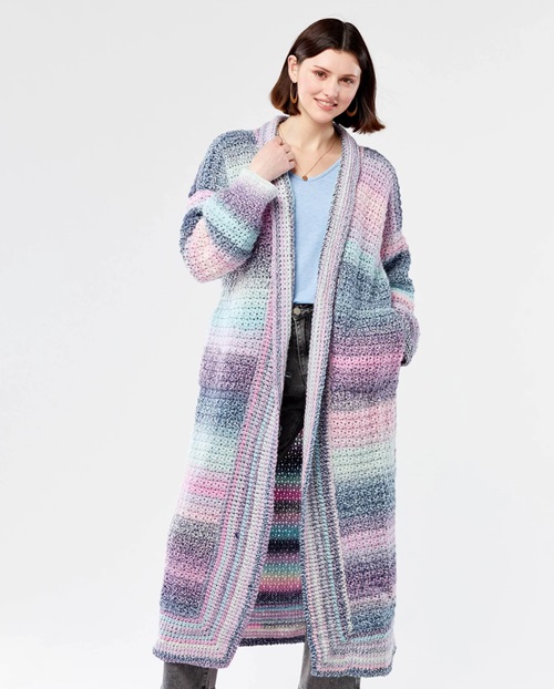 Maxi Pocket Cardigan Crochet Pattern