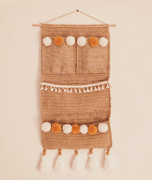 DIY Crochet Wall Hanging Organizer Ideas